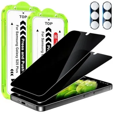 Zdjęcie produktu dla Folia ochronna ekran samsung galaxy S25 plus anti spy prywatność 2 szt.