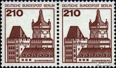 Produktbild von Briefmarken Berlin (West) 1978 Mi 589wP waagerechtes Paar postfrisch Burgen und Schlösser