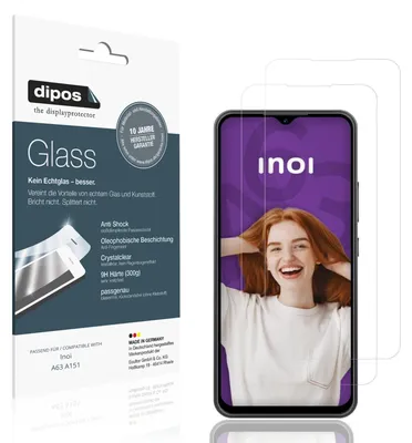 Image de 2x Protection ecrán pour Inoi A63 A151 Verre souple Film Protecteur 9H dipos