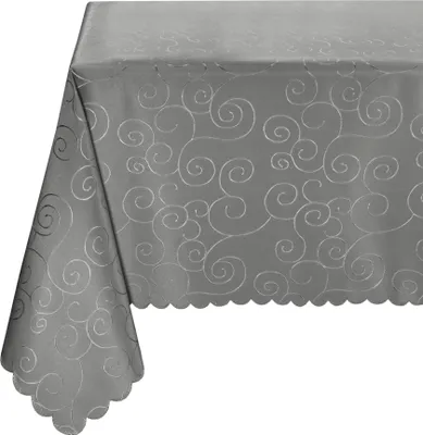 Produktbild von Tischdecke Ornamente, bügelfrei, fleckabweisend, pflegeleicht,Dunkelgrau, (Eckig160x130cm)