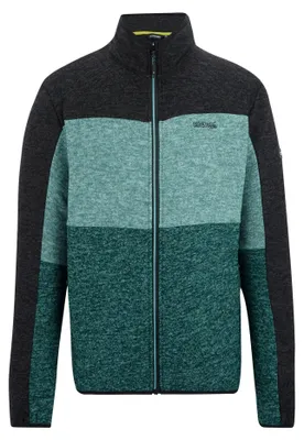 Produktbild von Regatta - "Elram" Fleece-Oberteil für Herren RG13136 (3XL) (Mittelmeergrün/Arktis/Schwarz)