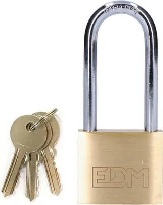 Immagine prodotto di Serratura a chiave EDM in ottone lunga (4 x 6,5 cm)