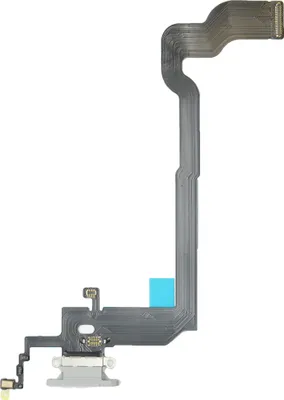 Produktbild von iPhone X Ladebuchse Flex Kabel Dock Connector Antenne Audio Mikrofon Weiß Grau