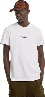 Image de G-star Photo Print R T T-shirt manches courtes blanc L homme blanc L