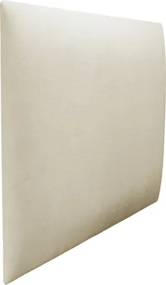Produktbild von RAVIO Wandpaneel Gepolstert Wandpolster Kopfteil für Betten Wandverkleidung Wandpolsterung Wanddeko 3D Wandkissen Polsterpaneele (40 x 40 cm, Farbe: Creme - Mono 231)