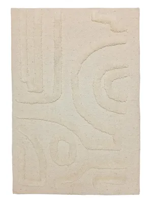 Produktbild von Kobolo Wanddekoration Wandteppich RELIEF aus Holz und Baumwolle 58x86 cm