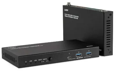 Produktbild von Lindy Sender und Empfänger - Video/Audio/USB-Verlängerungskabel