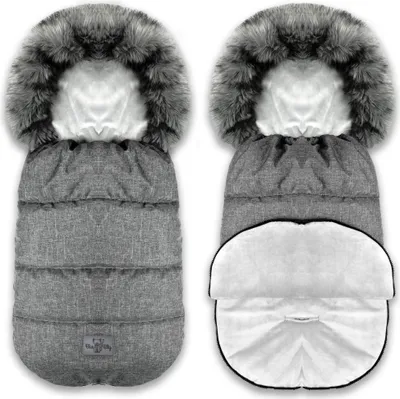 Produktbild von BlaueKatze Winterfußsack Fußsack für einen Kinderwagen Fußack; Wasserdicht 90 cm