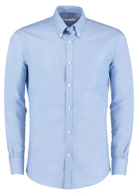 Image de Kustom Kit - Chemise pour hommes - Modèle de travail, manches longues, LT3902 (43,5 cm) (Bleu clair)