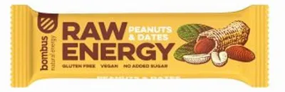 Baton RAW ENERGY orzech ziemny-daktyl BEZGL. 50 g