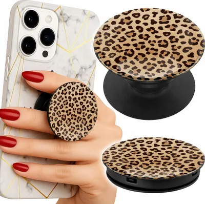 Immagine prodotto di Supporto telefono Popsocket per dito / stand - PANTERKA MODNE KOBIECE WZORY