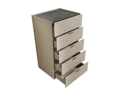 Immagine prodotto di Cassettiera con 5 cassetti credenza credenza mobili in legno cassettiera