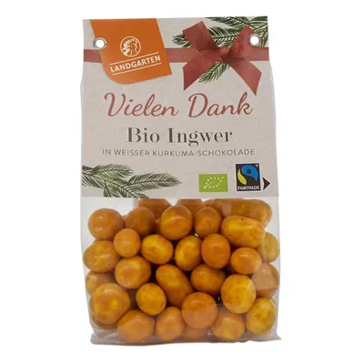 Immagine prodotto di Zenzero biologico - in cioccolato bianco alla curcuma 170g