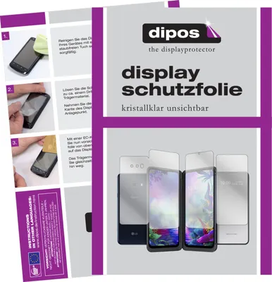 Obrázek produktu pro 6x ochranná fólie pro LG G8X ThinQ Dual Screen clear Screen Protector Film Ochrana displeje dipos