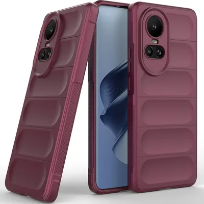 Produktbild von Handyhülle für Oppo Reno10 Weich TPU Silikon Stossfest Anti-rutsch Hülle bordeaux