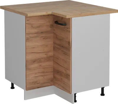 Produktbild von Eckunterschrank Vicco R-Line Goldkraft Eiche 75.6 cm AP Eiche, Model 52300