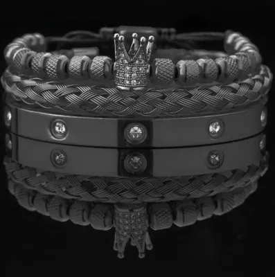 Produktbild von HA-34391 Armbänder - Elegantes Set in Schwarz KP34391