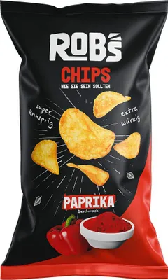 Produktbild von Rob's Chips Paprika 120g