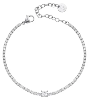 Produktbild von Glitzerndes Tennisarmband mit Kristallen LJ3031
