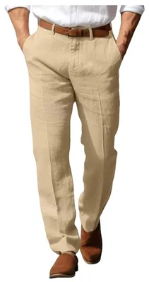 Productafbeelding van Heren Chino Broek Regular Fit in Kaki