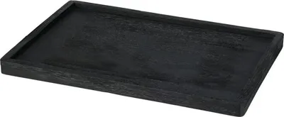 Obrázok produktu pre Drevený podnos - čierny - cca 30 cm