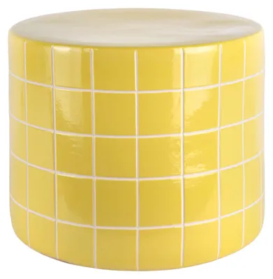 Produktbild von BEISTELLTISCH Retro Tiles Low - Gelb - 42/42/34 cm