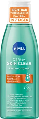 Productafbeelding van NIVEA 98758 NIVEA DERMA SKIN CLEAR Refining Toner Gesichtswasser 200 ml