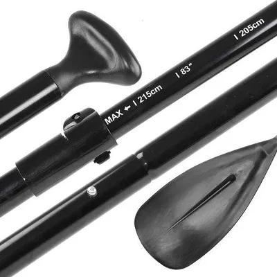 Produktbild von Famanu Paddel Verstellbar Aluminium Carbon - 2-teilig