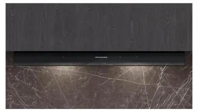 Produktbild von Siemens LJ97BDP60, 433 m³/h, Abluft/Umluft, 57 dB, 413 m³/h, Eingebaut, Schwarz