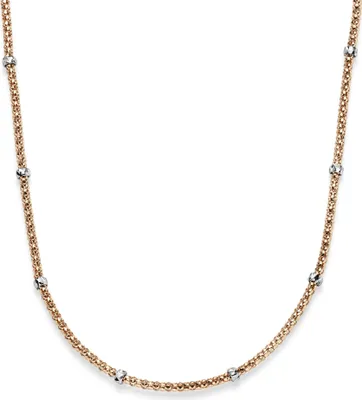 3mm-Himbeer-Collier-mit-Rollos-750-Gold-rot-weiß-50cm