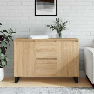 Immagine prodotto di vidaXL Credenza rovere Sonoma 101,5x35x70 cm Materiale a base di legno