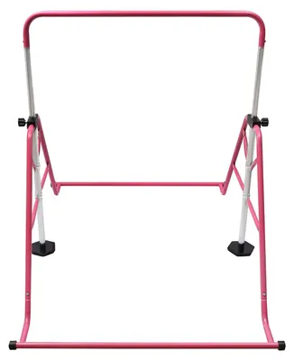 Produktbild von Turnstange, höhenverstellbar, tragbares Trainingsgerät, Rosa