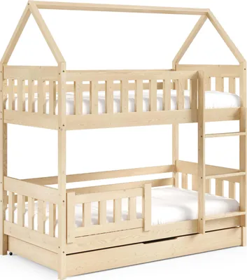 Obrázek produktu pro FURNLUX Postel Zuzia Beige 80x160cm / Hlavní barva: béžová / Rozměry: 86 x 185 x 168 cm
