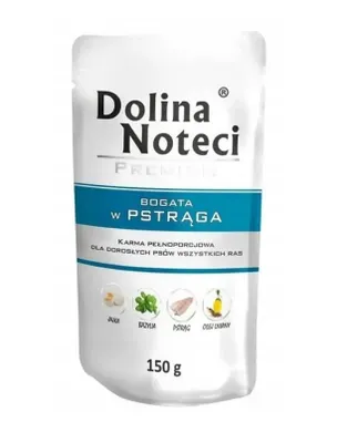 Zdjęcie produktu dla Dolina Noteci Mokra karma dla psa bogata w pstrąga 10 x 150g
