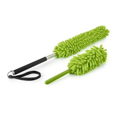 Immagine prodotto di FALINGO spolverino in ciniglia lavabile flessibile incl. manico telescopico allungabile 2 pz. lime