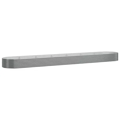 Immagine prodotto di vidaXL Letto rialzato in acciaio zincato 544x100x36 cm Grigio