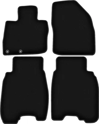 Immagine prodotto di Tappetini in velluto per Honda Civic VIII (2006-2012, hatchback) neri, set 4 pz, con fissaggi