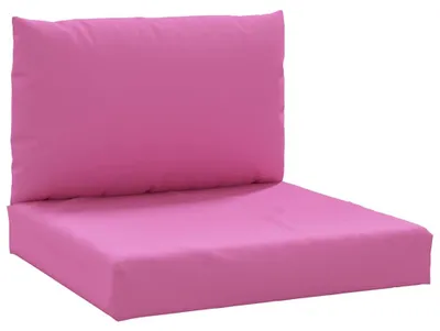 Image de vidaXL Coussin pour palette 2 pcs. Tissu Oxford rose