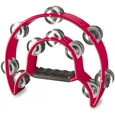 Immagine prodotto di Stagg TAB-1 RD, tamburello a due file, rosso