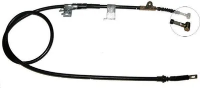 Productafbeelding van Handrem met kabel, 1.642 mm, schijfrem met ABS, geschikt voor onder andere de NISSAN PRIMERA