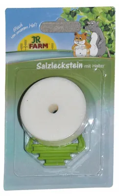Produktbild von JR Salzleckstein mit Halter 80g