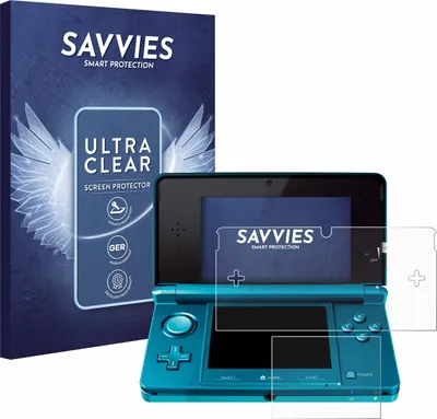 Produktbild von 18x Für Nintendo 3DS Schutzfolie Savvies Displayschutz Display Schutz Folie Klar Transparent