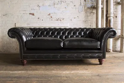 Zdjęcie produktu dla Kanapa Chesterfield, designerski model, sofa tapicerowana, zestaw wypoczynkowy na 3 osoby