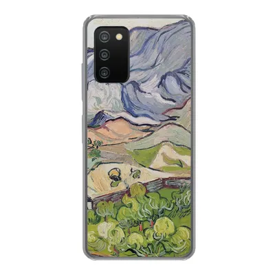 Produktbild von MuchoWow® Handyhülle Schutzhülle Hülle für Samsung Galaxy A03s Die Alpen - Vincent van Gogh Silikon Softcase Handy Hülle - Schutz