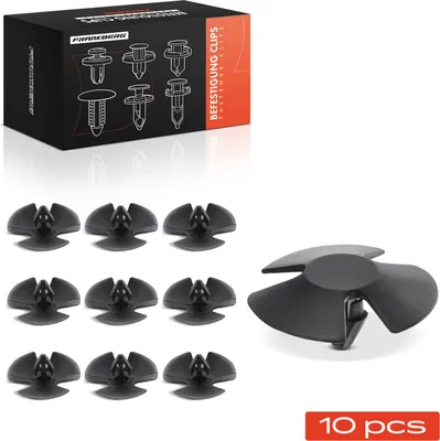 Imagen del producto de Clips de fijación para parachoques y capó, cantidad: 10, compatibles con Chrysler 300 C, PT Cruiser, Pacifica, Sebring