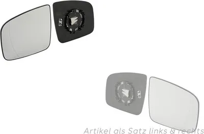 Produktbild von Spiegelglas passend für Mercedes 639 Vito 09/09- Neu lag. Set links & rechts 28114133 A0028114133 0028114133 28114233 A0028114233 0028114233 Johns