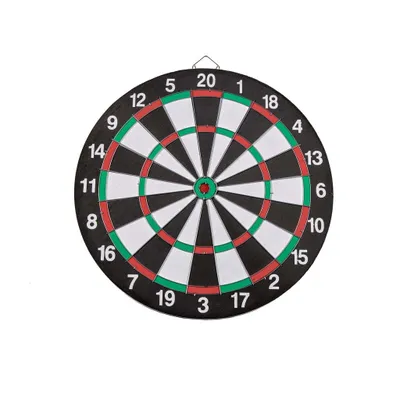 Image de Cible de fléchettes de 37,5 cm avec 6 fléchettes