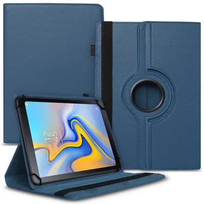 Produktbild von Tablet Hülle für Samsung Galaxy Tab A 10.5 Tasche Schutzhülle Case Cover DrehbarFarben:Blau