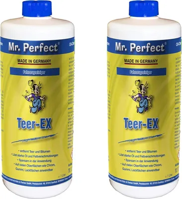 Produktbild von Mr.Perfect® Teerentferner 2x1L - Lackreiniger, Klebstoff- und Bitumenentferner