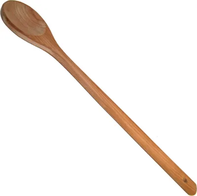 Produktbild von Schöpfkelle, Löffel für Gulaschkanone oder Kessel, Buche gedämpft 70 cm - geölt | Großer Küchenlöffel aus Holz | Topflöffel | Schöpfkelle aus Buche